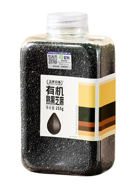 盖亚农场有机熟黑芝麻255g