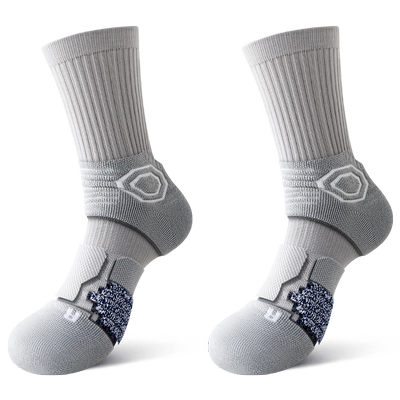 运动袜子男士长筒跑步防臭纯棉