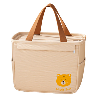 保温袋饭盒包大容量带饭手提袋子便携上班族加厚铝箔便当午餐盒包