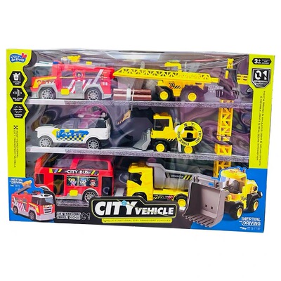 多功能城市交通车声光警车消防车