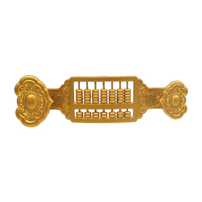 黄铜如意算盘铜算盘摆件