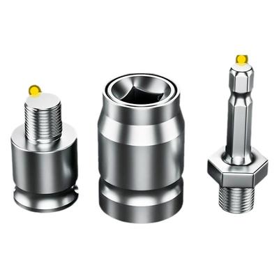 电动扳手转换头器多功能风批卡头微型电钻转接头改装电锤四方夹头