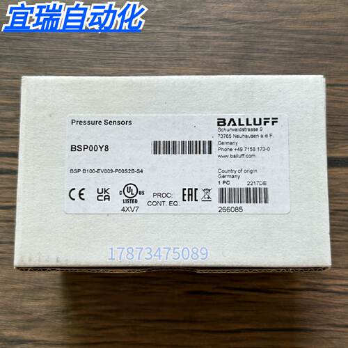 议价全新原装正品 巴鲁夫 BSP00Y8 传感器 BSP B100-EV009-P00S2B