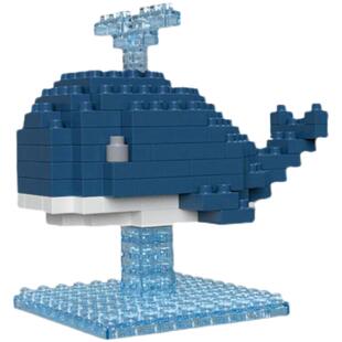 积客中国积木微钻小颗粒kkv动物企鹅恐龙男孩子儿童拼装玩具拼图6