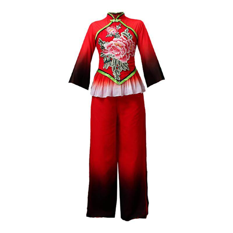 2025新款东北秧歌演出服古典舞表演服灯笼舞蹈演出服女士秧歌服装
