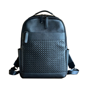 真皮牛皮商务双肩包男大容量休闲旅行电脑背包时尚潮流短途行李袋