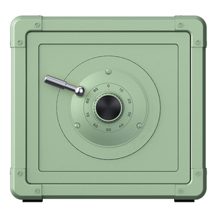 【薄荷绿】卡唛crmcr复古机械保险箱家用2025新款小型防盗保险柜隐藏式已接入米家APP衣柜嵌入式搬不走保管箱