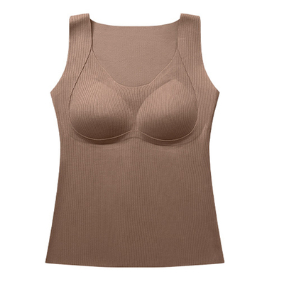 大码无痕保暖背心加绒加厚