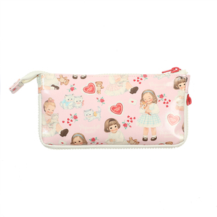 韩国afrocat可爱甜美洋娃娃卡通拉链ins风防水笔袋大容量文具包