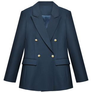 图曼朵黑色通勤职场西装套装女秋季体制内工装职业装面试西装外套