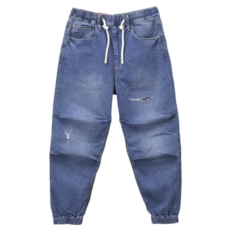 宽松束脚牛仔裤男ABLE,JEANS