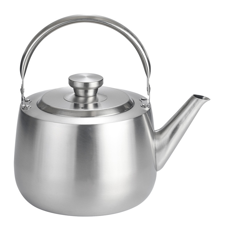 304不锈钢烧水壶燃气电磁炉家用煮水壶大容量餐厅茶壶汤壶提梁壶