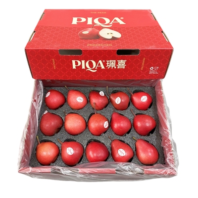 新西兰进口PIQA红啤梨4斤礼盒装