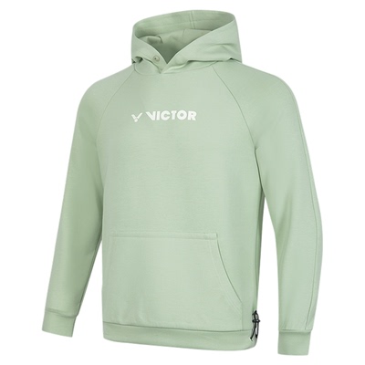 26新victor胜利羽毛球服威克多男女秋冬保暖针织连帽卫衣T恤55023