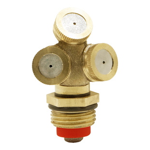 雾化喷雾喷头绿化园林草坪喷灌屋顶喷淋浇水360度旋转洒水灌溉4分