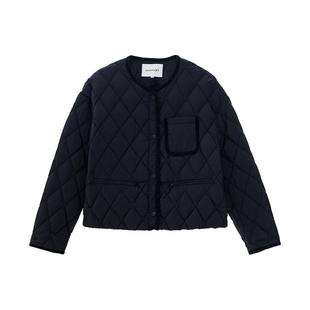 IAmMIX27冬季轻薄羽绒服女短款宽松休闲百搭90白鸭绒保暖圆领外套