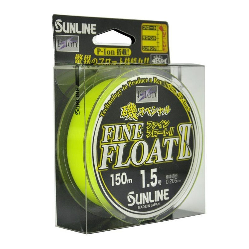 SUNLINE桑濑FINE FLOAT2代半浮水矶钓线悬浮海钓主线母线尼龙鱼线