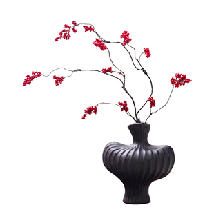 假花仿真花摆设轻奢高端客厅高级仿生花南蛇藤干花花束插花摆设