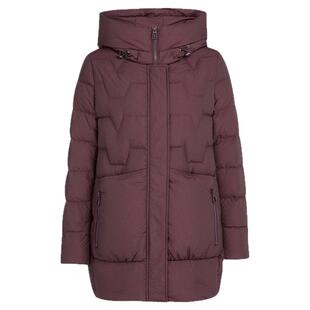 娜家同款白鸭绒连帽羽绒服保暖百搭2025年冬季新款时尚气质外套