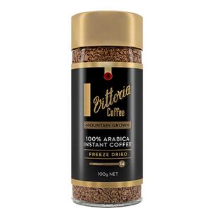 Vittoria【德国进口】冻干速溶黑咖啡粉无蔗糖0添加100g