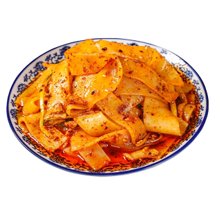 正宗小孟华擀面皮红油陕西宝鸡岐山凉皮真空速食品西安美食名小吃