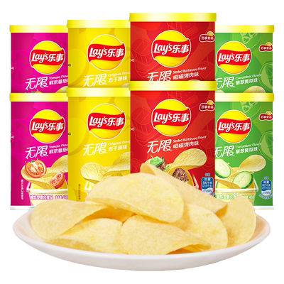 乐事薯片黄瓜味红烩原味整箱装