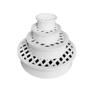 pvc卫生间下水道地漏盖通用简易过滤网50管堵盖带孔内插75110160