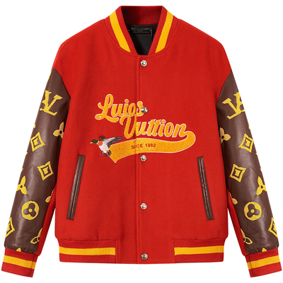 BM欧货轻奢刺绣羊毛夹克