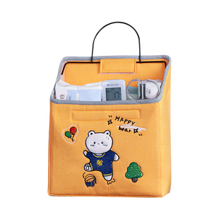 布艺收纳挂袋壁挂墙挂式宿舍墙上储物袋门后浴室挂衣袋神器置物袋