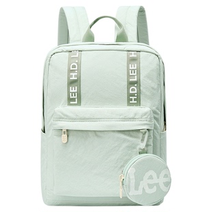 Lee户外双肩包女生轻便徒步小背包时尚百搭休闲出行旅行包电脑包
