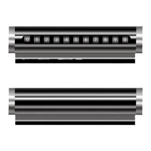 赛芙雷亮途专卖店汽车车载停靠电话移车牌挪车金属号码牌可隐藏式创意 临时停车牌