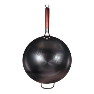 升级三代无涂层不生锈氮化铁锅家用商用酒店专用炒菜锅轻便已开锅