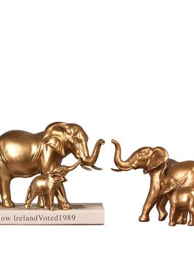 轻奢高端大气上档次摆件现代高档老板领导办公室酒柜装饰品工艺品