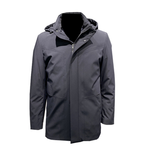 鹅绒高货内胆可拆卸科技五防男士羽绒外套商务休闲鹅绒服领佐诺依