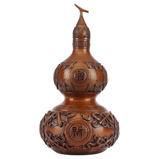 紫铜八卦葫芦纯铜摆件家居客厅玄关办公室装饰品开业乔迁礼品