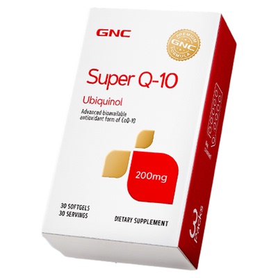 GNC健安喜泛醇辅酶q10进口心肌心脏血管还原性型ql0软胶囊保护3盒