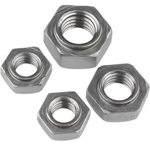 六角焊接螺母点焊螺帽无角点焊螺母无焊点焊接螺母帽M4M6M8M10M12
