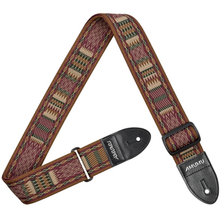 AMUMU文艺复古吉他背带民谣吉他肩带电吉他贝斯斜挎带子乐器配件