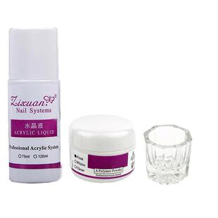 美甲水晶液水晶雕花粉套装甲沟炎嵌甲矫正透明水晶延长甲粘钻工具