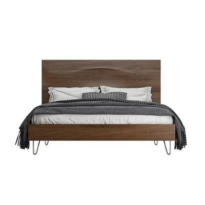 【十年质保】意式黑胡桃木主卧床