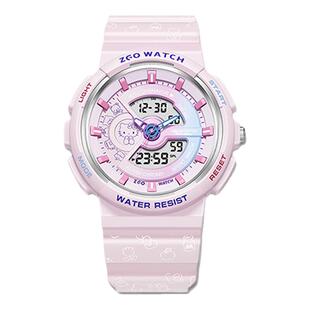 HelloKitty儿童手表女孩女童只看时间中小学生女生运动防水电子表