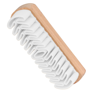 Jron实木生胶刷鞋刷麂皮刷雪地靴绒面磨砂清洁刷理绒刷去污TPR刷