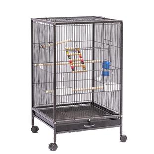 新款鸟笼鹦鹉笼子家用大号玄凤虎皮绣眼珍珠专用大鸟笼大型大空间