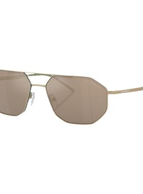 阿玛尼防晒不规则形时尚男太阳镜