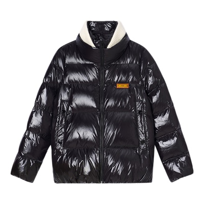 PSALTER诗篇可拆罗纹领茧型廓形短款羽绒服女2025冬款