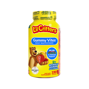 儿童复合多种维生素丽贵小熊软糖多维锌综合幼儿宝宝免疫力旗舰店