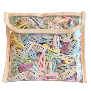 儿童可爱彩色发夹女童前额侧边碎发bb夹刘海夹头饰小女孩夹子发卡