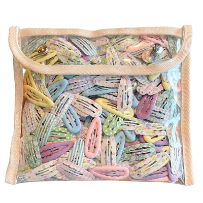 儿童可爱彩色发夹女童前额侧边碎发bb夹刘海夹头饰小女孩夹子发卡