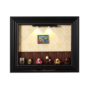 免打孔2025新款diy磁吸电表箱装饰画配电闸箱盒遮挡挂画遮丑神器