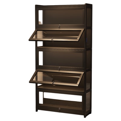 手办展示柜透明带灯亚克力展示盒